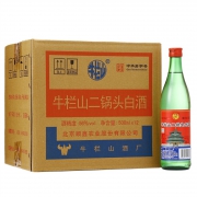 京东PLUS会员：牛栏山白酒 清香型大二锅头56度500ml*12瓶