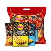 Lay's 乐事 大波浪组合包(鱿鱼+烤翅+五花肉)70克*3包 *2件