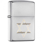 ZIPPO 之宝 205-C-000024 大卫之盾 双层雕刻 打火机
