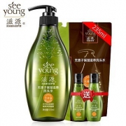 年货节：seeyoung滋源 保湿滋养洗发水无硅油 535ml+235ml+60ml*2 赠品随机