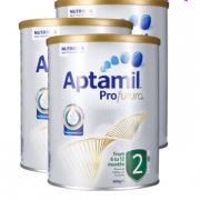 Aptamil 爱他美 白金版 婴儿奶粉 2段 900g 3罐装 554元包邮（需用券）