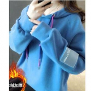 追印 YY-8000 女士加绒连帽卫衣