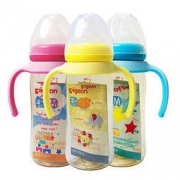 pigeon 贝亲 AA126 彩绘宽口径ppsu奶瓶 240ml 黄色