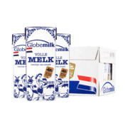 ￥129.2 Globemilk荷高全脂纯牛奶200ml24盒*2件