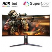 AOC CU34G2X 34英寸 VA显示器（144Hz、1ms、119%sRGB、1500R、HDR10）