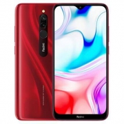 新配色：Redmi 8  4GB+64GB 魅影红 智能手机