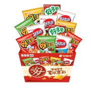 京东PLUS会员、限地区：Orion 好丽友 薯片 零食大礼包486g *4件