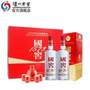 国窖1573经典装（52度500ml*2）双瓶优惠装+酒具礼盒