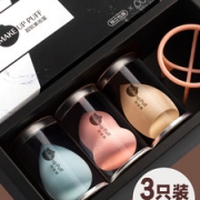 美妆蛋 葫芦气垫粉扑 送收纳盒架子