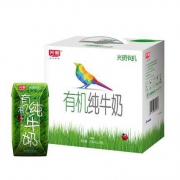 降价：光明 有机纯牛奶 200mL*12礼盒装 *5件