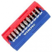 WORKPRO 万克宝 W000848N 按压式螺丝批头套装 13件套