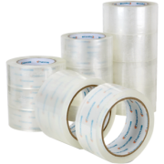 创易 透明宽胶带 45mm*40y（36.6米） 5卷装 8.9元包邮（需用券）
