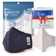 泰邦防雾霾口罩折叠式M号1只（送3只过滤片）