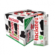 京东PLUS会员：Laciate 兰雀 经典系列 全脂纯牛奶 1L*12盒 *2件 144.4元（双重优惠）