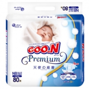 GOO.N 大王 天使系列 婴儿纸尿裤 NB号 80片 *3件 417元包邮（合139元/件）