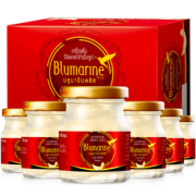 泰国 Blumarine 雨巢 冰糖燕窝 75ml*72瓶 共12盒 每盒约12g干燕窝 1469元包邮