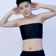 束胸内衣  塑胸背心内衣女  黑色*3