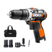 WORX 威克士 WX128.7 12伏锂电钻双电版 298元包邮（需用券）