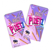 京东PLUS会员：格力高(Glico) 百力滋香脆饼干棒  双层百力滋蓝莓芝士味2盒装