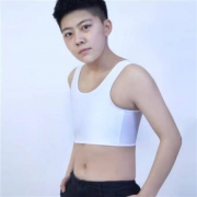 女士束胸内衣胸 白色-背心短款*3