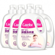 Carefor 爱护 婴儿植物抑菌洗衣液 1.2L×4瓶套装 *2件 89.86元（合44.93元/件）