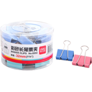 deli 得力 8555ES 长尾夹 19mm 40个 3.5元包邮（需用券）