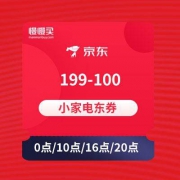 多个整点抢 199-100 京东小家电类东券