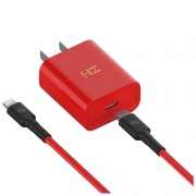 ZMI 紫米 HA711 PD3.0 快速充电器 18W + Type-C to Lightning MFi认证 数据线 1米 99元包邮
