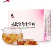 降脂美容养颜，天然无熏硫：150g 修正 桃胶皂角米雪燕组合