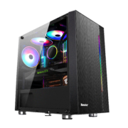 Huntkey 航嘉 暗夜游侠 MATX侧透机箱 114元包邮（需用券）