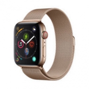 Apple Watch Series 4智能手表（GPS+蜂窝网络款 44毫米金色不锈钢表壳)