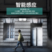 太阳能灯户外防水庭院灯人体感应壁灯家用照明灯室外led路灯 9.9元