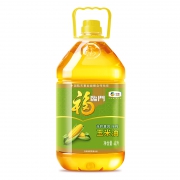 10点：福临门 食用油 非转基因压榨玉米油4L