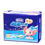 限用户：Anerle 安儿乐 超柔防漏 薄型 婴儿纸尿片 XL 29片 *2件 +凑单品 19.7元（需用券，合9.85元/件）
