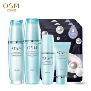 18点：OSM 欧诗漫 补水保湿 护肤品礼盒 (洗面奶+爽肤水135ml+乳液+爽肤水60ml+面膜+护手霜)