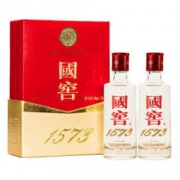 泸州老窖 国窖1573 浓香型白酒 52度 小礼盒 50ml*2瓶 *10件
