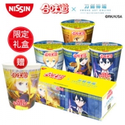 日清 合味道 X 刀剑神域限量版 海鲜味杯面 84g*6杯