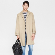 ME&CITY 530359 男子长款风衣 *3件 702.45元包邮（合234.15元/件）