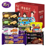 真巧 年货混合曲奇零食大礼包组合 1550g