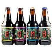 美国精酿啤酒 普莱瑞解构BOMB拆分版 可可、香草、咖啡、辣椒 增味帝国世涛355ML*4 *3件