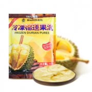 移动端：京东生鲜 金枕头榴莲果泥 500g *5件 87.55元（双重优惠）