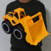【2只】儿童挖掘机惯性工程车玩具