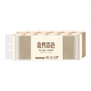顺清柔 本色无芯卷纸 4层*12卷 900g *2件