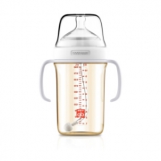 gb 好孩子 方圆系列  B80408 宽口径PPSU奶瓶 240ml *3件 150.7元包邮（合50.23元/件）