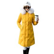 中长款大毛领加厚羽绒棉服 券后￥89