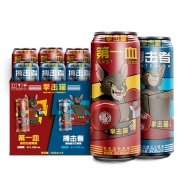 BoxingCat拳击猫精酿啤酒套装（搏击者*3听+第一血*3听）500ml*6听*3件
