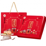 daoxiangcun 北京三禾稻香村 点点心意糕点礼盒 1550g *4件 168元（双重优惠）