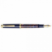 中亚Prime会员： Pelikan 百利金 810012 特别版活塞钢笔 M800 Stone Garden F尖