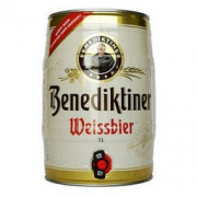 Benediktiner 百帝王 小麦白啤酒 5L桶装 *5件
