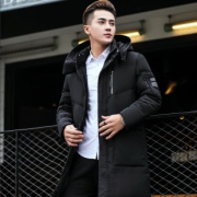 南极人羽绒服男中长款工装